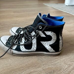Converse Hi-Top Gore-Tex Black White Blue Size 10